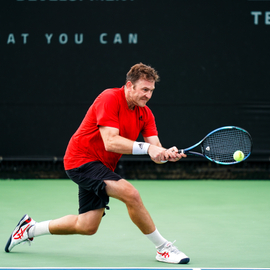 tennis action photo